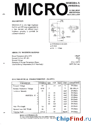 Datasheet MSB32DA-X manufacturer Micro Electronics