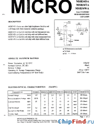 Datasheet MSB34DA manufacturer Micro Electronics