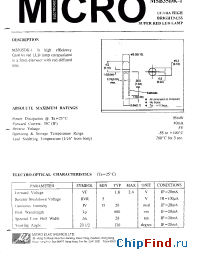 Datasheet MSB35DK-1 manufacturer Micro Electronics