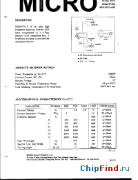Datasheet MSB49TA-X manufacturer Micro Electronics