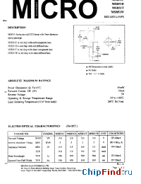 Datasheet MSB51C manufacturer Micro Electronics