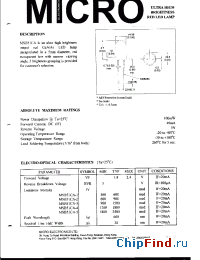 Datasheet MSB51CA manufacturer Micro Electronics