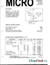 Datasheet MSB51DA-0 manufacturer Micro Electronics