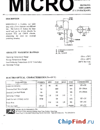 Datasheet MSB557DA-O manufacturer Micro Electronics