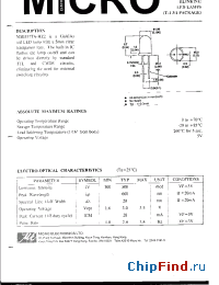 Datasheet MSB557TA-HZ2 manufacturer Micro Electronics