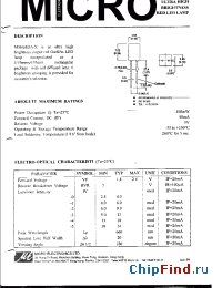 Datasheet MSB68DA-1 manufacturer Micro Electronics