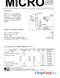 Datasheet MSE39TA-3B manufacturer Micro Electronics