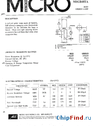 Datasheet MSGB48TA manufacturer Micro Electronics