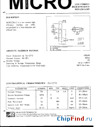 Datasheet MUB32DH-5 manufacturer Micro Electronics