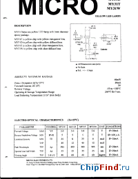 Datasheet MY31 manufacturer Micro Electronics