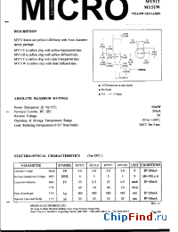 Datasheet MY51W manufacturer Micro Electronics
