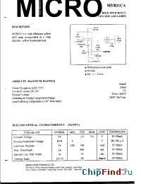 Datasheet MYB31CA manufacturer Micro Electronics