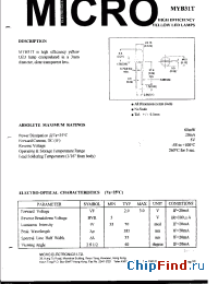 Datasheet MYB31T manufacturer Micro Electronics
