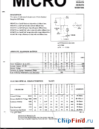 Datasheet MYB47D manufacturer Micro Electronics
