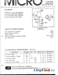 Datasheet MYB51CA manufacturer Micro Electronics