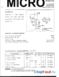 Datasheet MYB51TAH manufacturer Micro Electronics