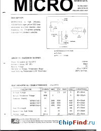 Datasheet MYB51TAS-1 manufacturer Micro Electronics