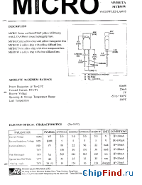 Datasheet MYB81 manufacturer Micro Electronics