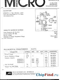 Datasheet MYB90TA manufacturer Micro Electronics