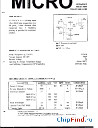 Datasheet MYE18TA-1 manufacturer Micro Electronics
