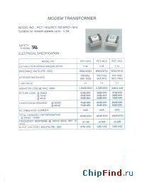 Datasheet PCT-1613 manufacturer Micro Electronics