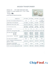 Datasheet PCT-2205 manufacturer Micro Electronics