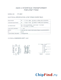 Datasheet PIT-2601 manufacturer Micro Electronics