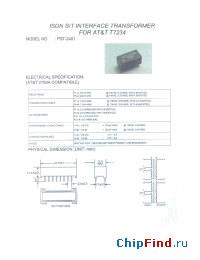 Datasheet PST-2401 manufacturer Micro Electronics