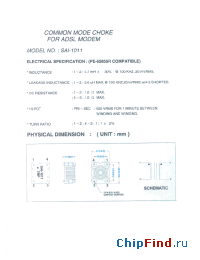 Datasheet SAI-1011 manufacturer Micro Electronics