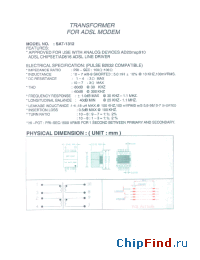 Datasheet SAT-1312 manufacturer Micro Electronics