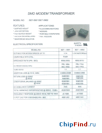 Datasheet SET-0901 manufacturer Micro Electronics