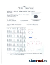 Datasheet SMI-1607 manufacturer Micro Electronics