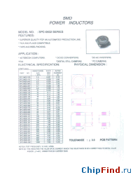 Datasheet SPC-0302-100 manufacturer Micro Electronics
