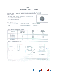 Datasheet SPC-06704 manufacturer Micro Electronics
