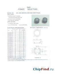 Datasheet SPC-0905-101 manufacturer Micro Electronics