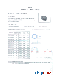 Datasheet SPC-1002 manufacturer Micro Electronics