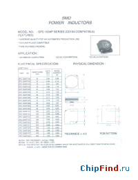 Datasheet SPC-1004P-101 manufacturer Micro Electronics