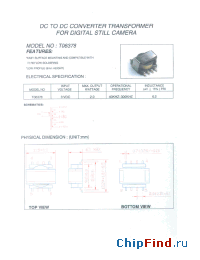 Datasheet T06378 manufacturer Micro Electronics