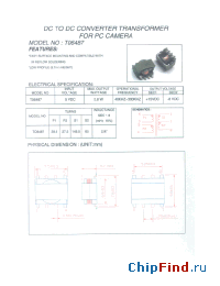Datasheet T06487 manufacturer Micro Electronics