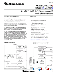 Datasheet ADC0831BCN manufacturer Micro Linear