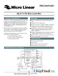 Datasheet ML2731CT manufacturer Micro Linear