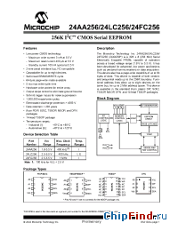 Datasheet 24AA256T manufacturer Microchip