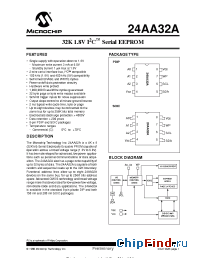 Datasheet 24AA32A manufacturer Microchip