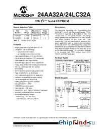 Datasheet 24AA32AX manufacturer Microchip