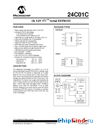 Datasheet 24C01C-EP manufacturer Microchip