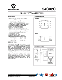Datasheet 24C02C manufacturer Microchip