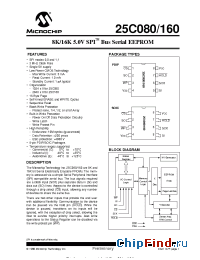 Datasheet 24C080-SN manufacturer Microchip