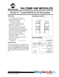 Datasheet 24LC08B-MT manufacturer Microchip