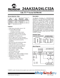 Datasheet 24LC32A-E/SN manufacturer Microchip