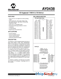 Datasheet AY0438I manufacturer Microchip